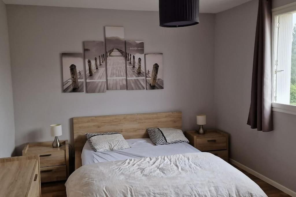Refuge Urbain Chic Avec Balcon Appartement Saint-Lo Buitenkant foto